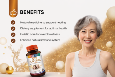 Hình ảnh chú thích 4 công dụng hiệu quả mà Deer Placenta Holistic Way